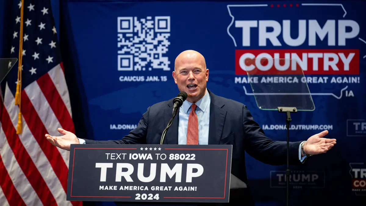 La controversial nominación de Matthew Whitaker como embajador de Estados Unidos ante la OTAN